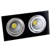 LED OC004B 2Х10W 5000K BLACK