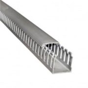 КАБЕЛЬНЫЙ КАНАЛ РЕБРИСТЫЙ 40X40 GREY
